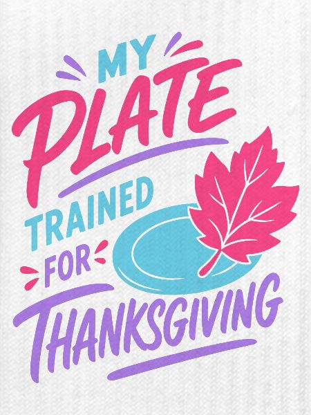 Thanksgiving-Teller im Training