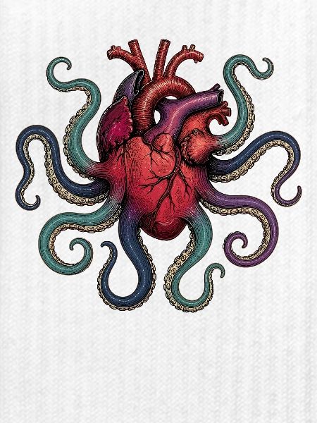 Anatomical Heart Octopus