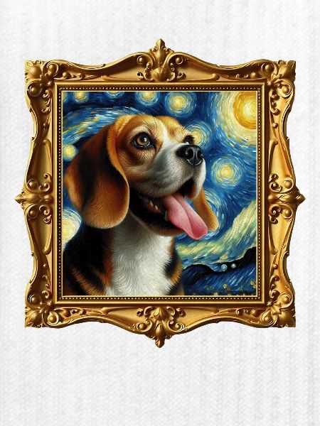 Beagle Starry Night