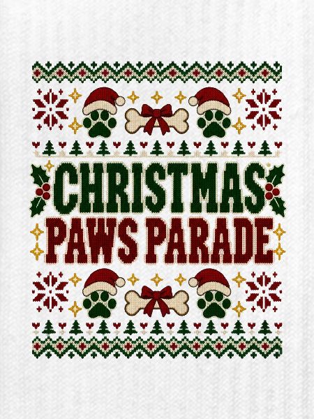 Christmas Paws Parade Pattern