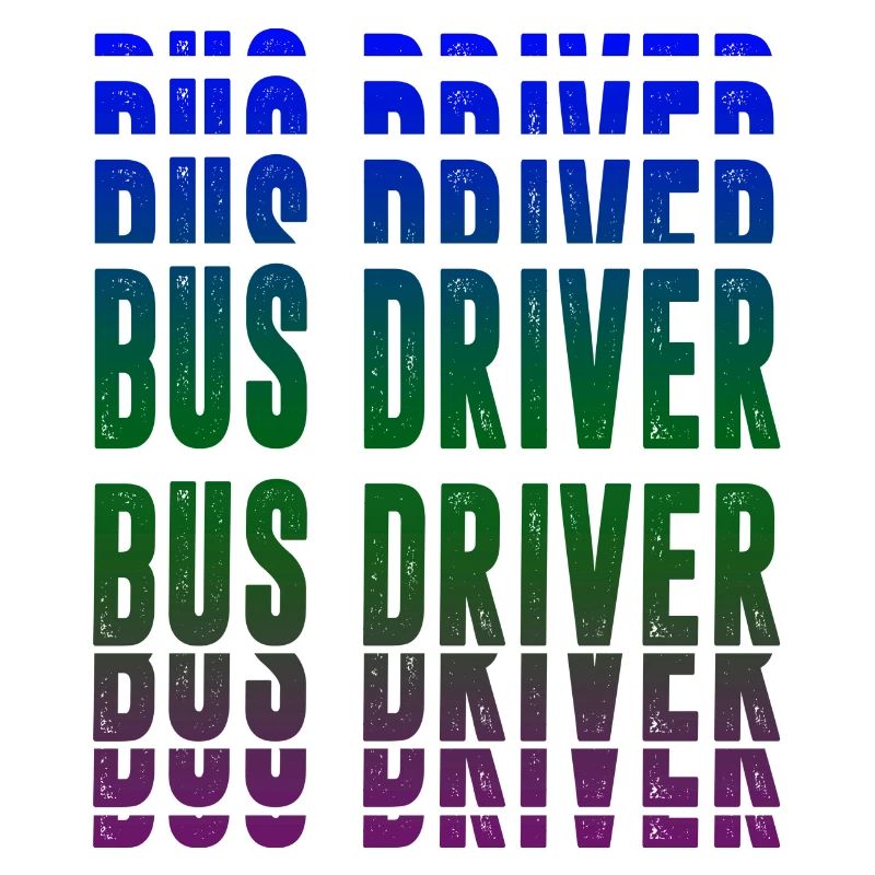 Conception du chauffeur de bus