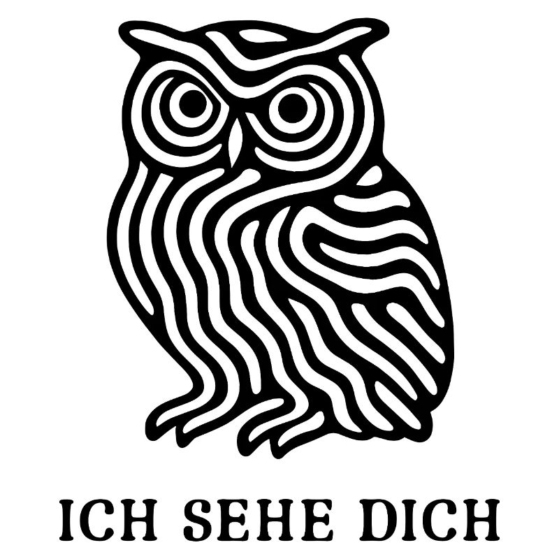 Eule „Ich sehe dich“ – Mystisches Design