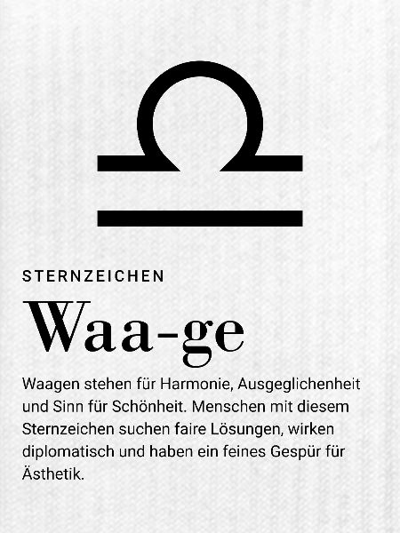 Sternzeichen Waage