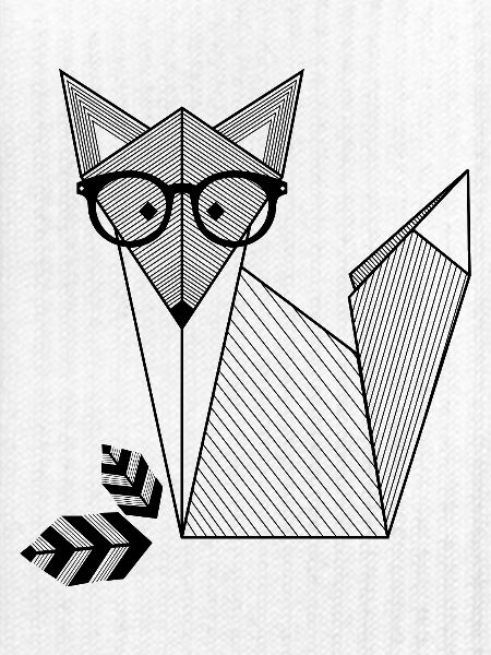 Fuchs mit Brille