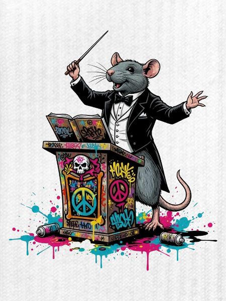 Dirigent | Graffiti-Ratten-DJ Gala