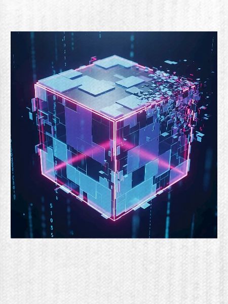 Digitaler Würfel Technologie Digital Cube Tech