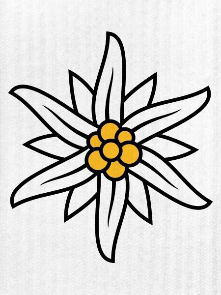 Edelweiss Bergblume logo