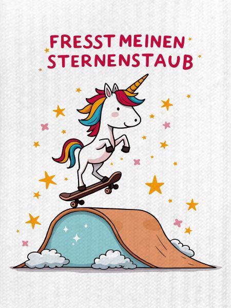 Skateboard-Einhorn