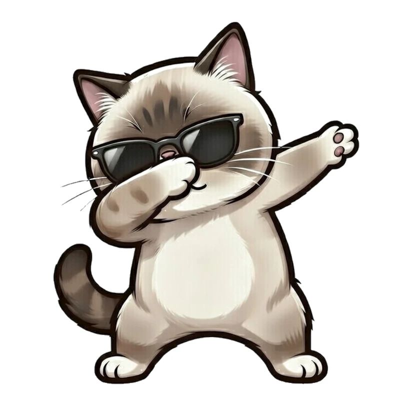 Dabbing Ragdoll Cat