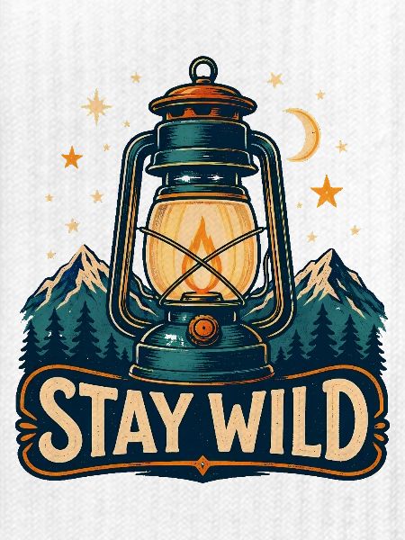 Stay Wild Laterne Waldnächte