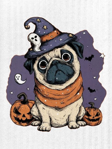 Mops Halloween