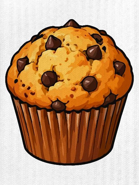 Muffin mit Schokoladenchips
