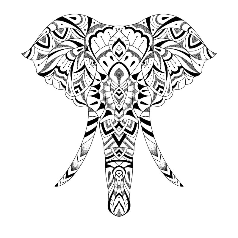 Éléphant graphique