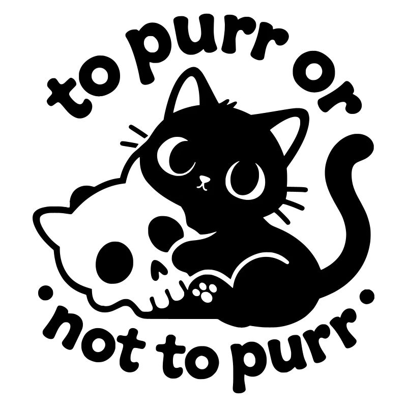 Ronronner ou ne pas ronronner | Diction du chat noir