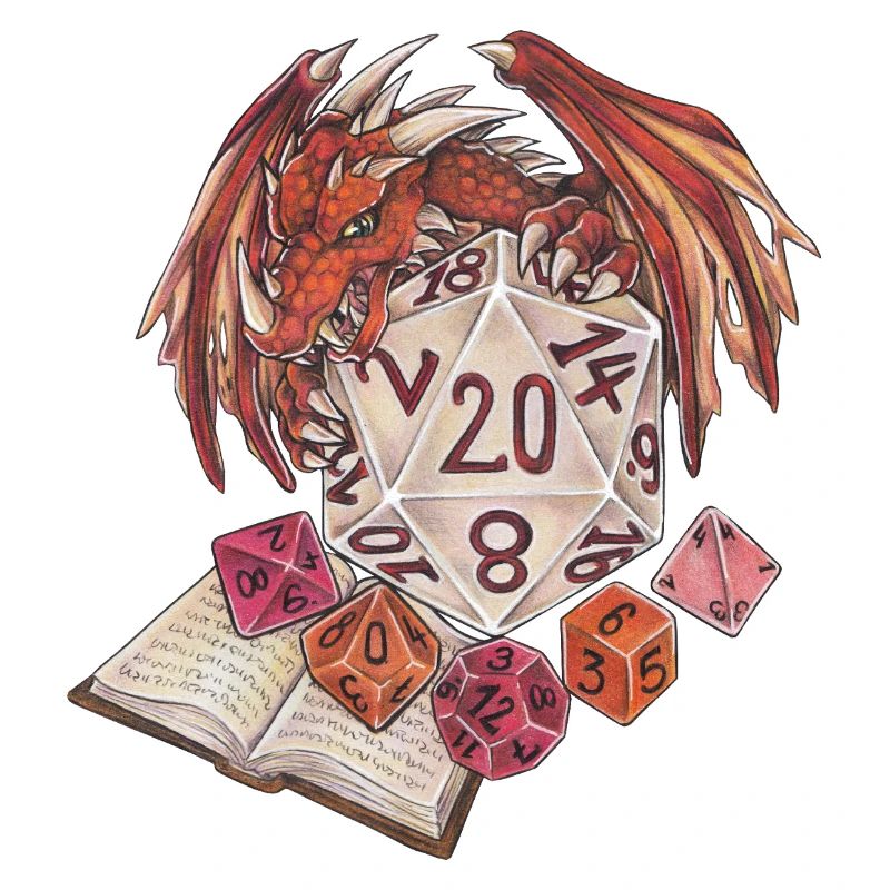 Role Playing Game Tabletop D20 Dice Game Master