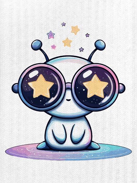 Sternenbrille Alien