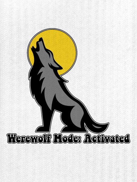 Werwolf-Mond-Heul-Grafik