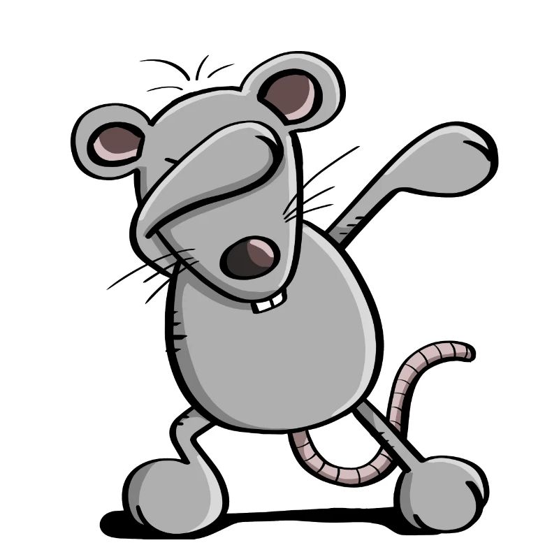 Coole Dab Dance Maus - Dabbing Ratte - Comic