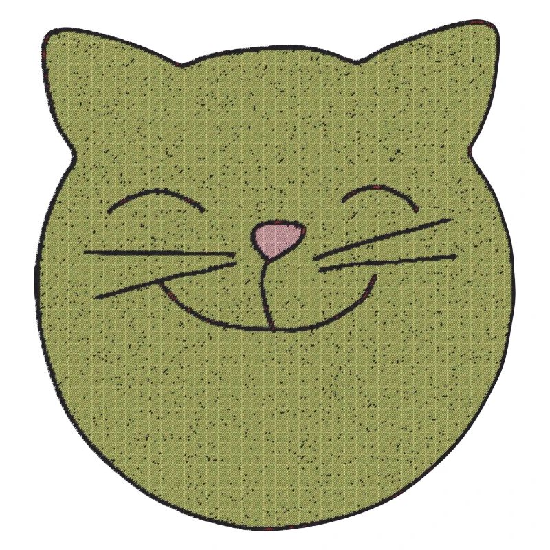Cat laughs