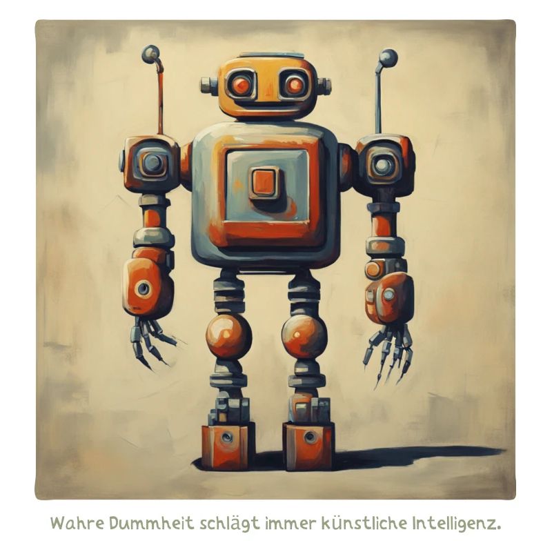 Saying Statement Robot Intelligence Retro Nerd Lo