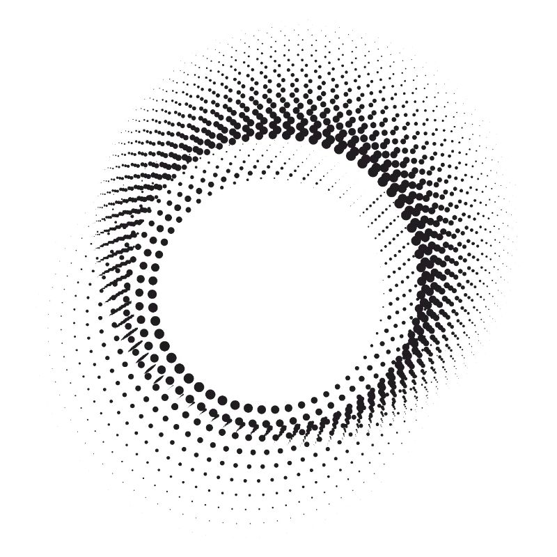 Halo Dot Ring Pattern