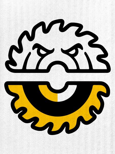 Circular Saw Face Graphic