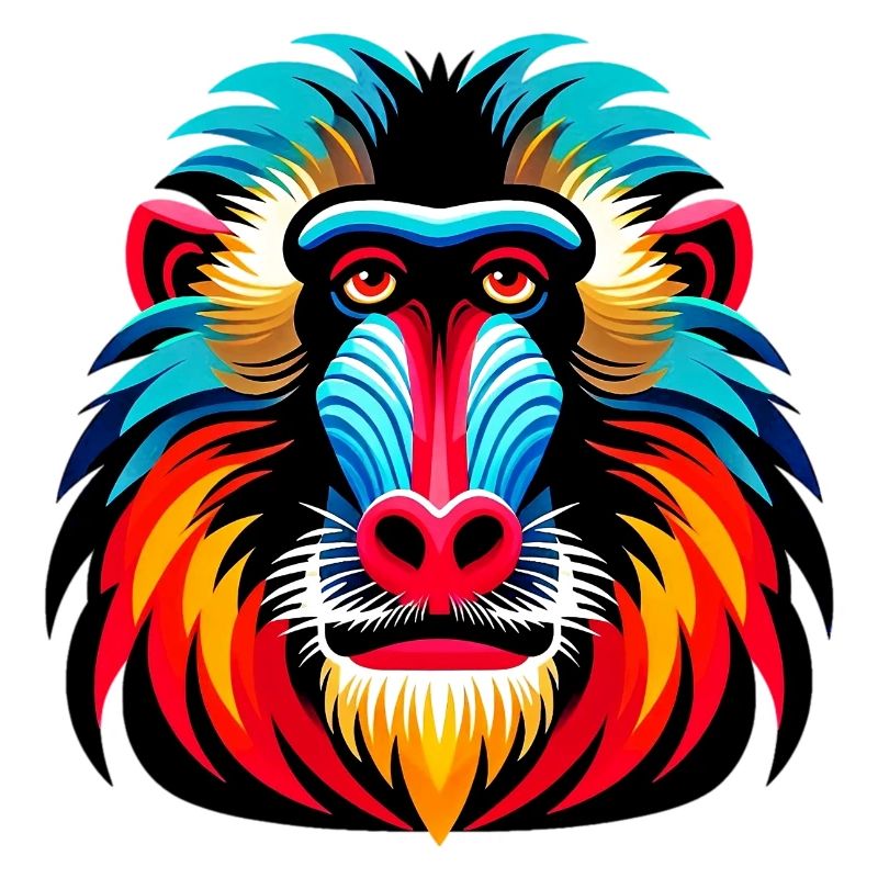 Mandrill monkey