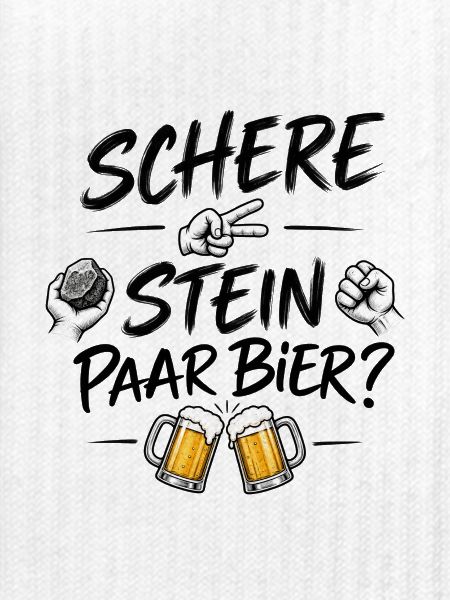 Bier? Oder Schere, Stein, Papier?