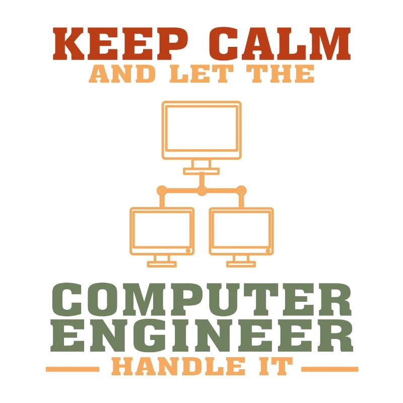 Bestseller Computer Engineer Tshirt, Keep Calm