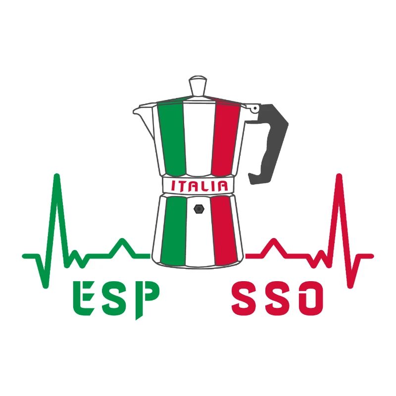 Herzfrequenz Espresso Design / Geschenkidee