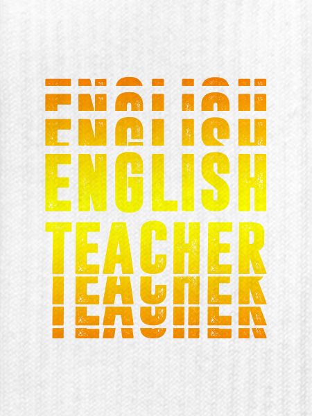 Englisch Lehrer Design