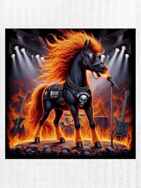 Metall-Pferd