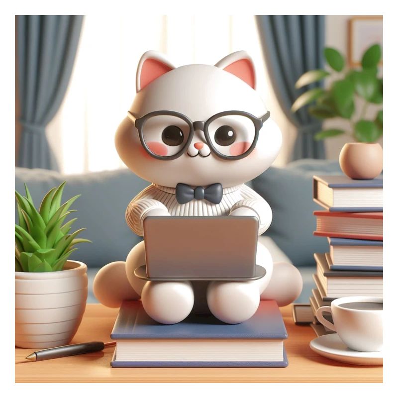 3D Computer Cat