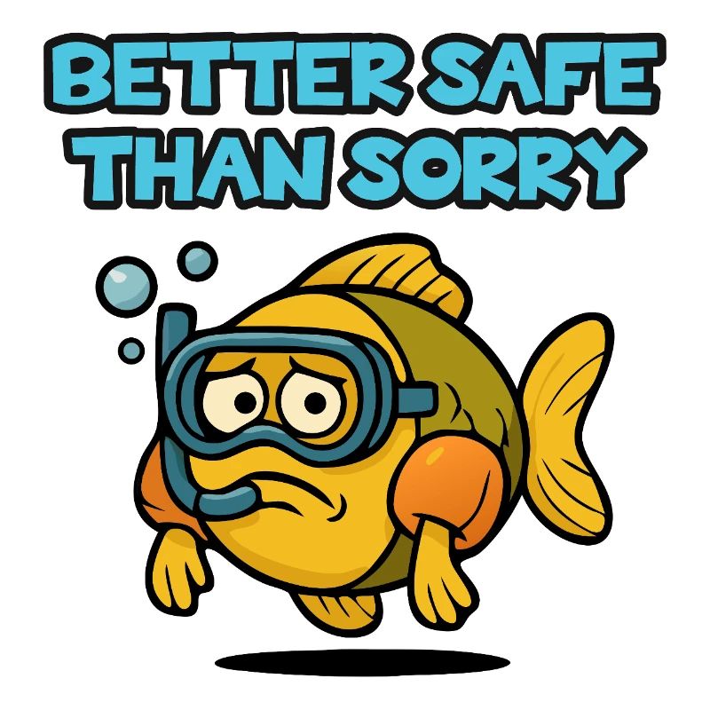 Safe diving fish
