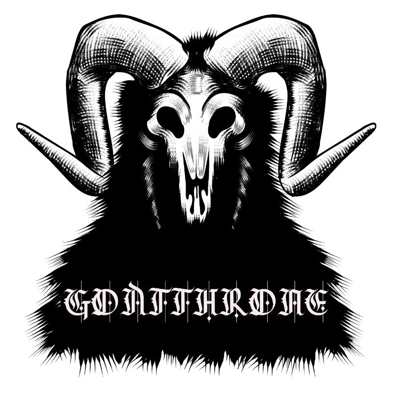 Trône de chèvre Trône de chèvre Design Métal DOOM