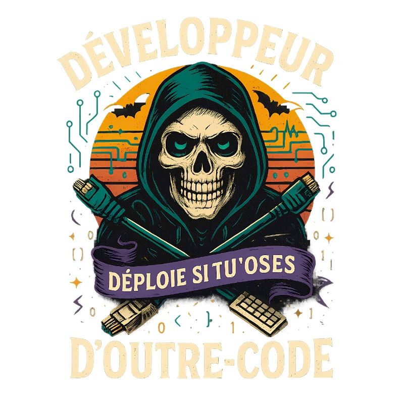 Web Developer - Halloween Skull