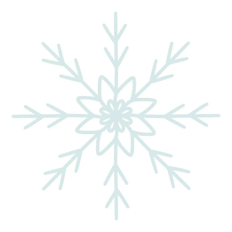 Elegant Snowflake Pattern Design