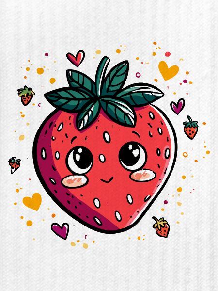 Kawaii Erdbeere
