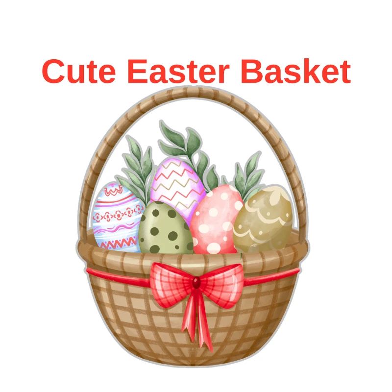 Cute Easter Basket Shirt – Easter Eggs Tee