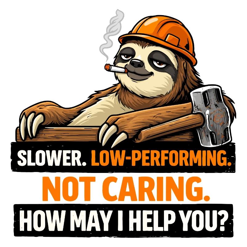 Sloth Builder: Not Caring, How May I Help?
