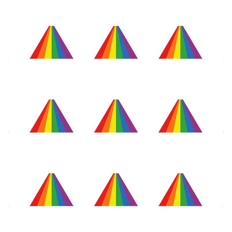 Rainbow Pyramid Pattern