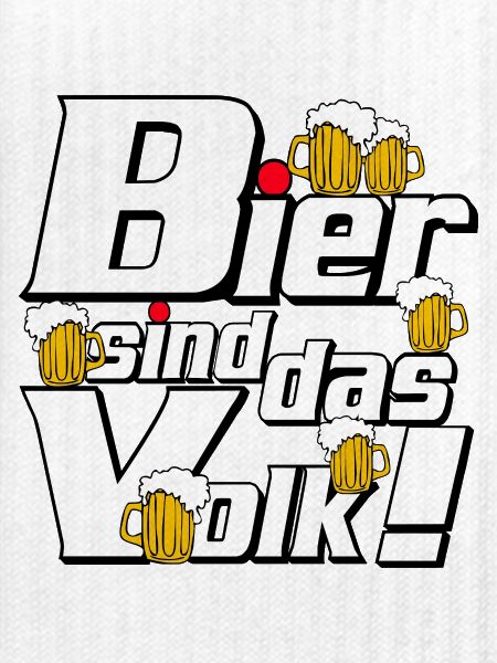 Bier ist das Volk Design
