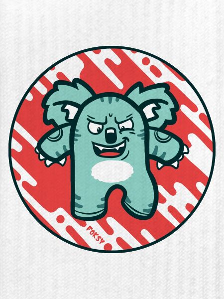 Drop Bear Attack: Fette Comic-Kunst
