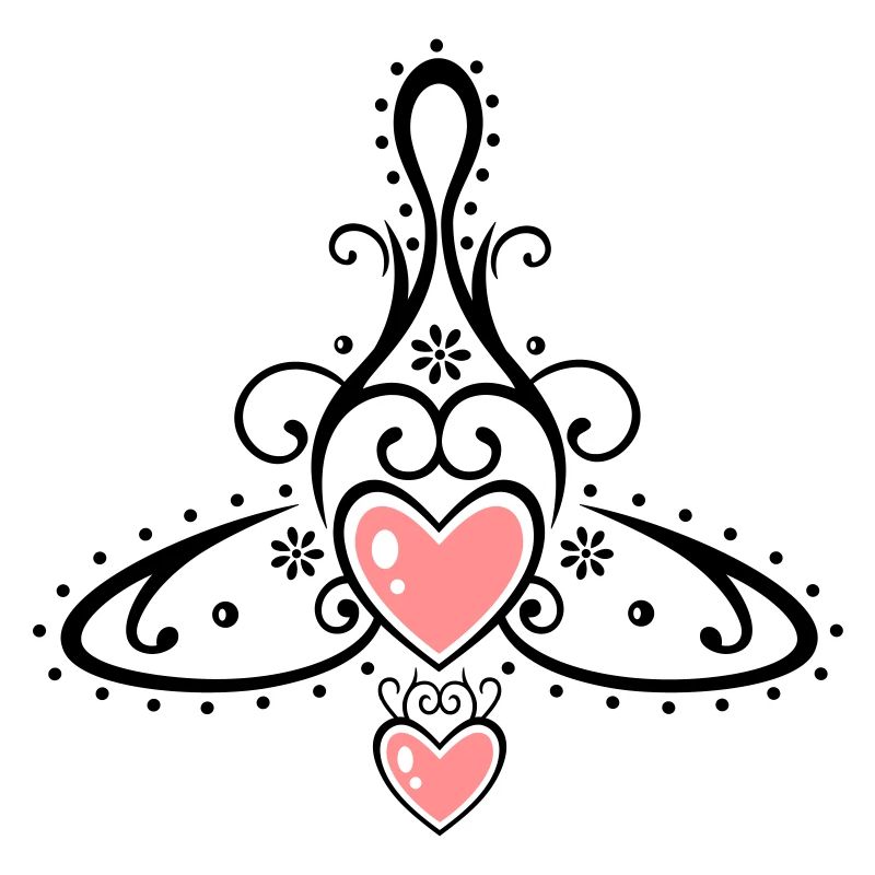 Keltisches Symbol, Mutter mit zwei Kindern.