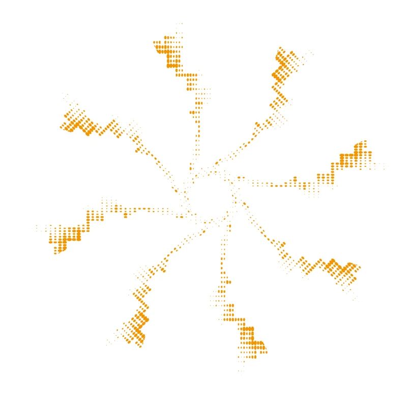 Firework pixel | gekreiseltes Windrad