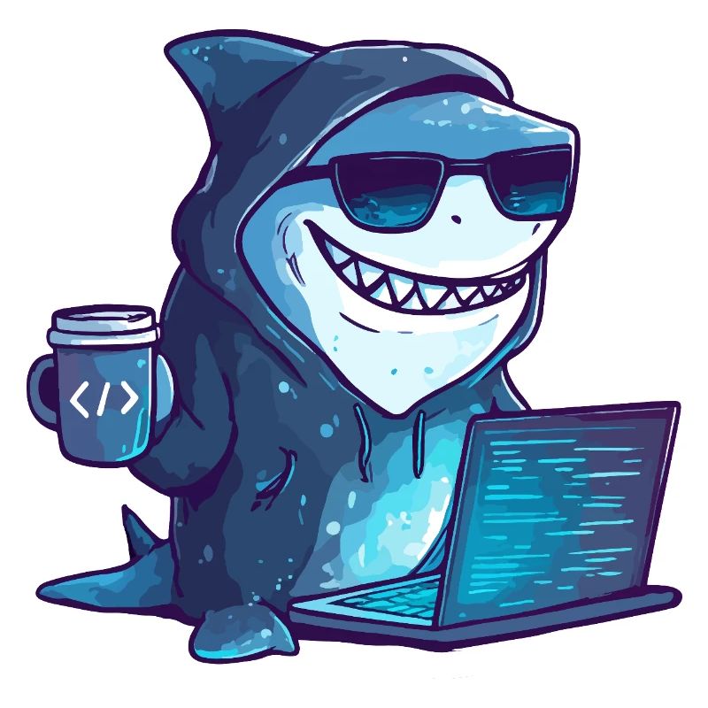 Conception de Cyber Shark Hacker