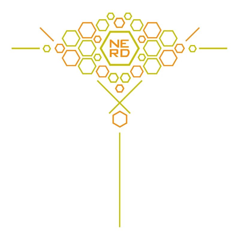 Nerd Hex Pattern Gradient