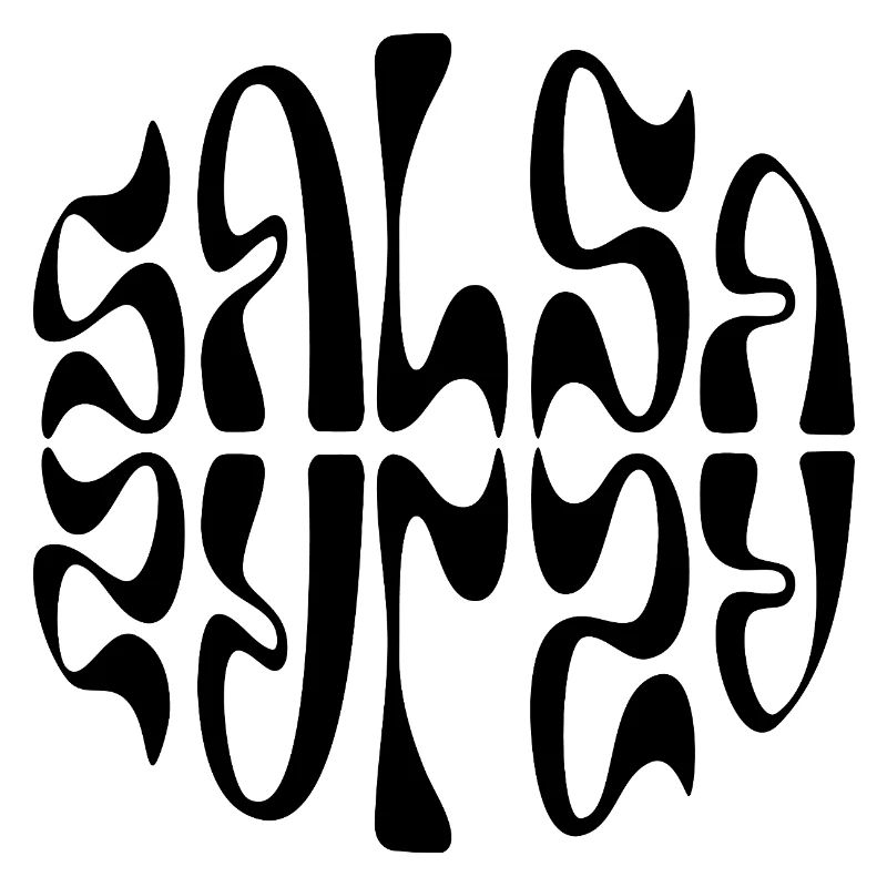 Conception de logo typographique Salsa