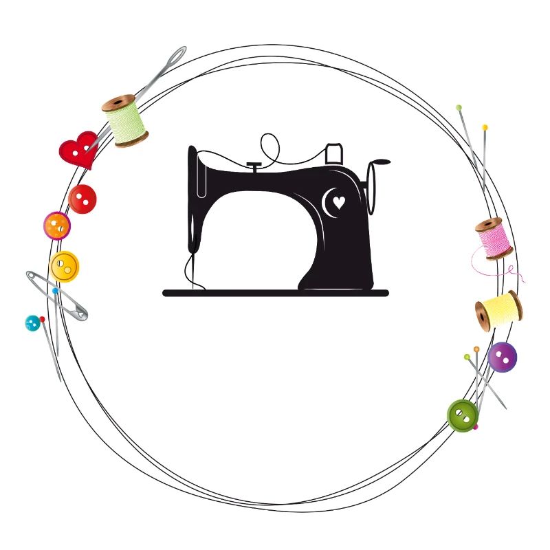 Vintage Sewing Machine – Creative Needlework Design