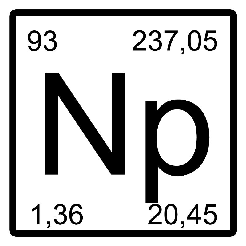 Neptunium Elementar Minimalkunst